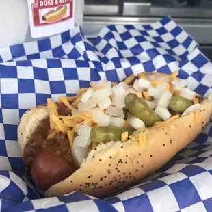 Vienna Beef Hotdog