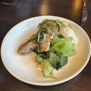 grilled fish, food