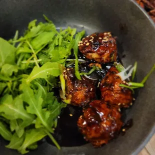 Tuna Crudo Chicken Meatballs