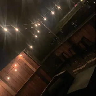 Rooftop seating area