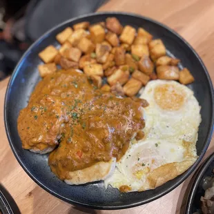 a plate of food