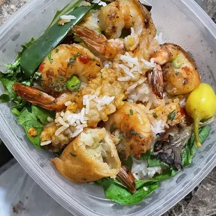 My half for lunch. My mother took hers to work