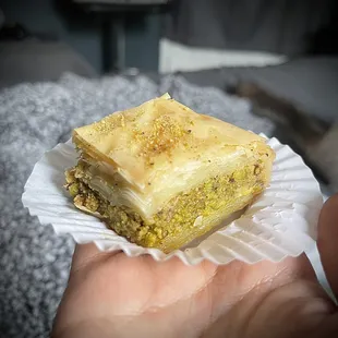 Baklava, so good!! I wish it was bigger :/