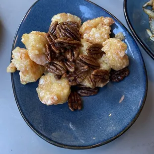 Honey Pecan Gulf Prawns
