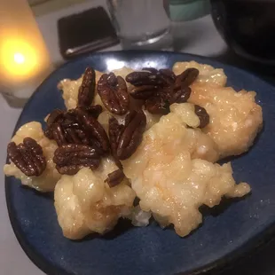 Shanghai Dumplings Honey Pecan Prawn