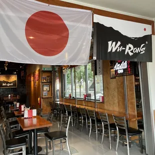 the interior of a restaurant