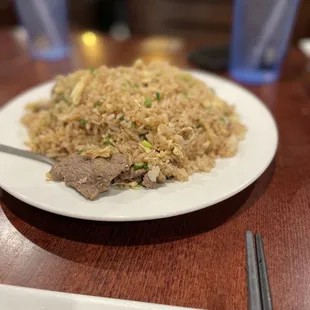 Beef fried rice
