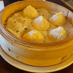 Traditional bao soup dumplings
