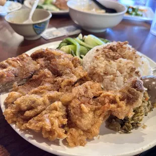 Fried Chicken Thigh Rice