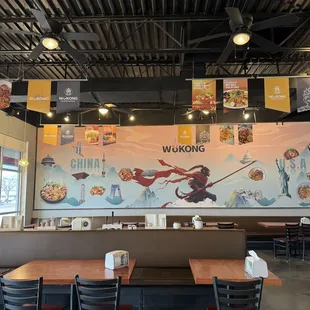 sushi and sashimi, interior
