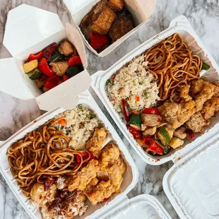 chicken wings and fried chicken, food