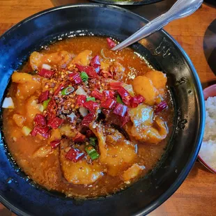 Spicy boiled fish