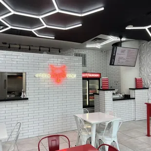 interior, sushi and sashimi