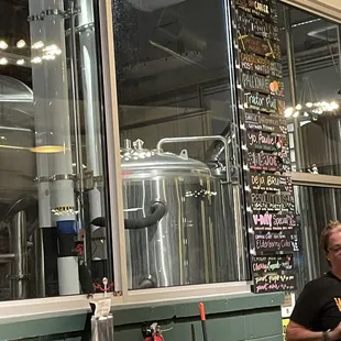 Beer menu