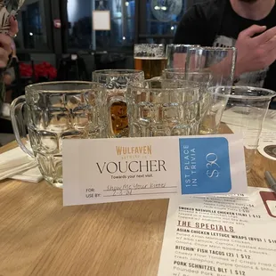 Trivia voucher