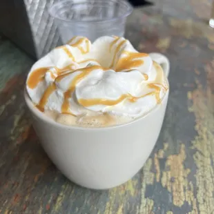 Caramel coffee