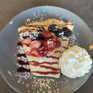 Berries &amp; Cream Crepe