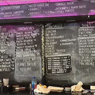 Great menu, so many options
