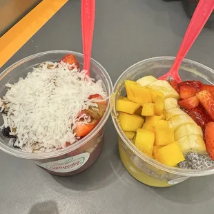 Classic bowl and mango bowl