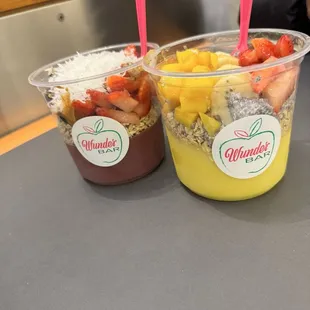 Class bowl and mango bowl