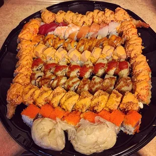 The staff put together a nice spread.