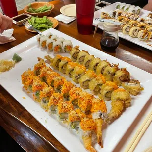 food, sushi and sashimi, sushi, sashimi