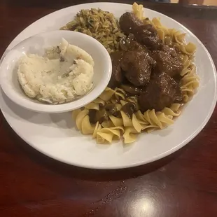 FLAVORLESS beef tips