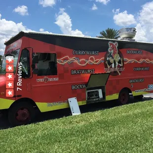 Yelp says I'm too far to check in.  WURSTBUSTERS here at Greystone Park (6/1) thru 6PM