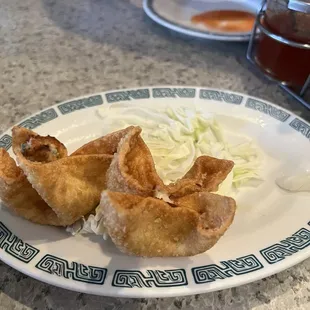 Very yummy crab rangoons.