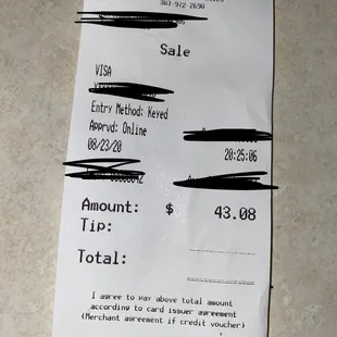 Tipped $4 to just not have anything to eat tonight.