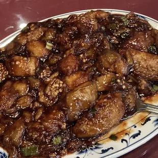 Eggplant with Garlic Sauce