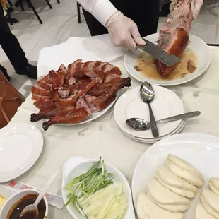 Fantastic! Authentic Peking duck.