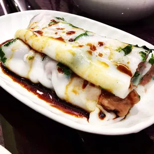 Parsley Beef Rice Roll