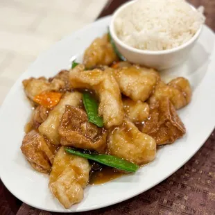 Filet Sea Bass with Bean Curd