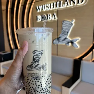 Classic Milk Tea with Mini Boba