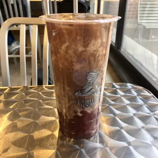 Ovaltine Oat Latte w/ Red Bean Blend