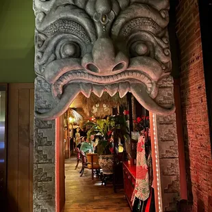 Entrance upstairs