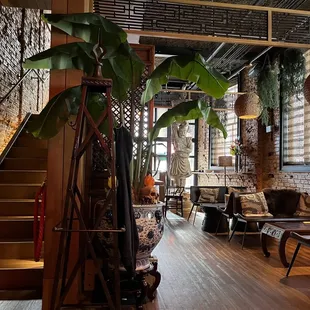 Inside, first floor