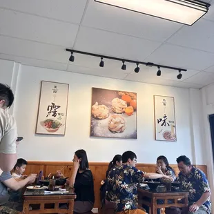 Inside dining is clean and cozy!