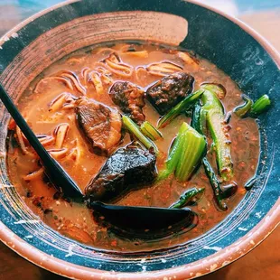 House Beef Noodle Soup | Extra Spicy &amp; Wide Noodles