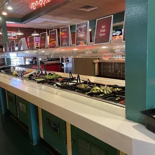 Unlimited toppings bar