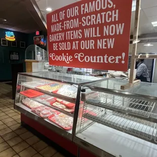 Bakery counter