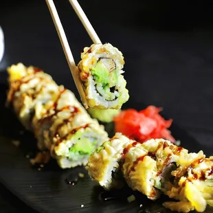 sashimi, sushi, sushi and sashimi, food