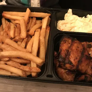 Orange Glazed Chicken - Except for that wretched Cole slaw, this was the one standout thing we ordered...