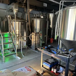 a man working in a brewery