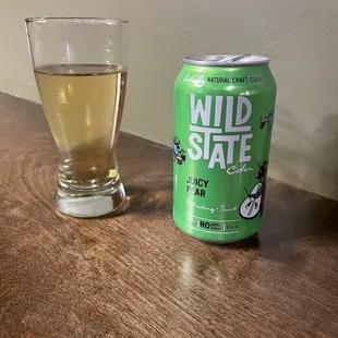 A drink while I wait  For my pizza