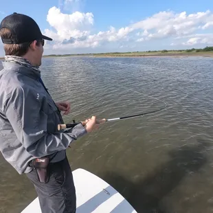 Fly fishing guide Corpus Christi Wyld on the Fly