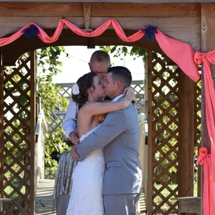 Kisses for the Bride and Groom