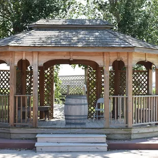 Our Gazebo, fully customizable for your wedding or outdoor event.