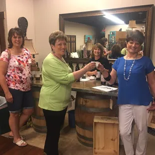 In NOTO doing a Wine Tasting